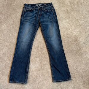 BKE  Aiden Indigo Men's Straight Jeans